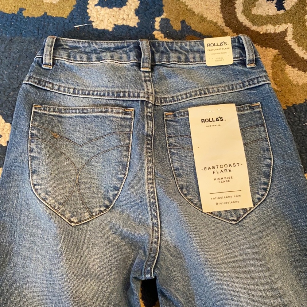 Rolla’s east coast flare jeans size 25
